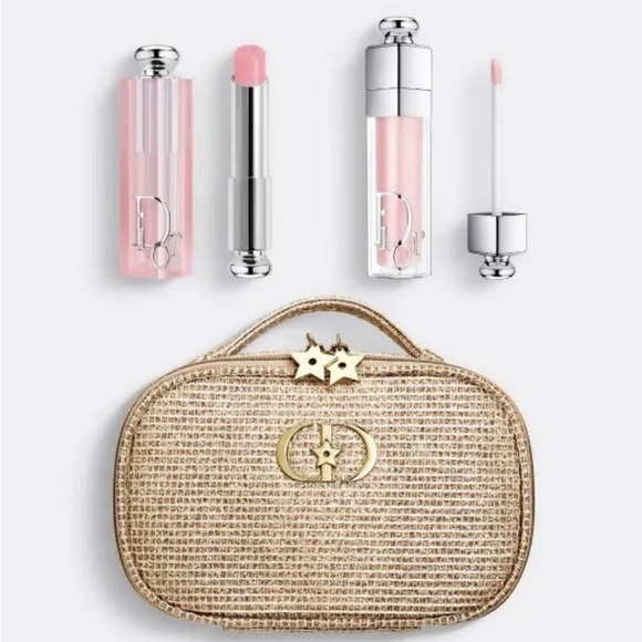 Dior The Pink Glow Ritual Holidays Gift Set 2025 with 2 lipsticks and case NIB - Picture 4 of 10